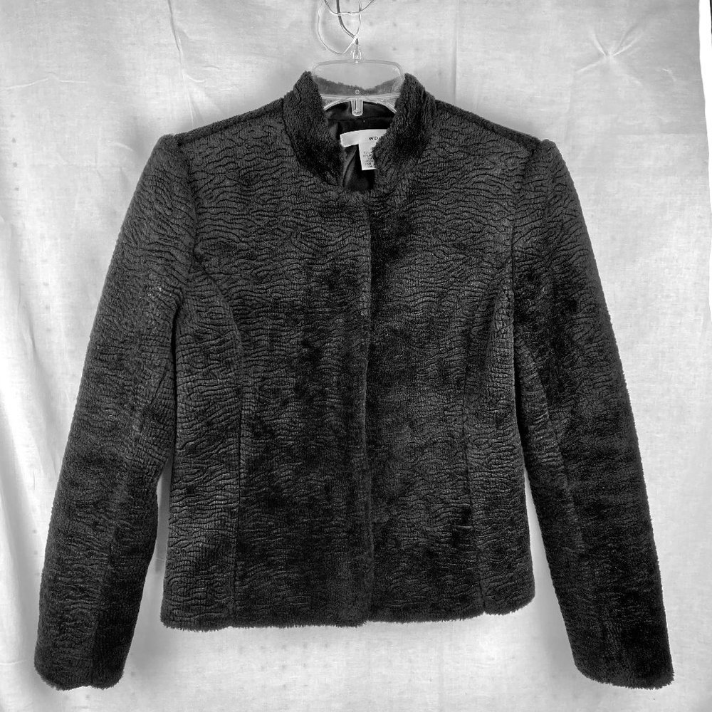 Black Fleece Coat Size 4 Light Weight